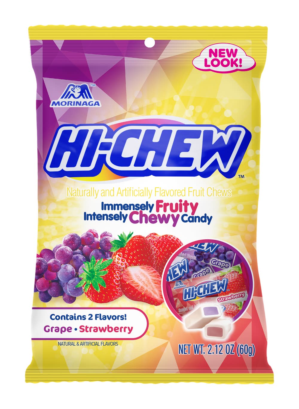 Hi-Chew Grape and Strawberry Candy (2.12 oz)