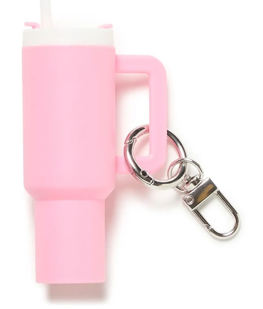 Queens Designs Tumbler Bag Charm (Light Pink One Size)
