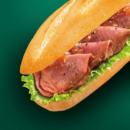 トリュフ香る ミラノサンド 炭火焼きローストビーフ