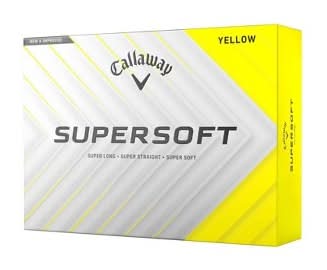 Callaway Supersoft Golf Balls, Yellow (12 ct)