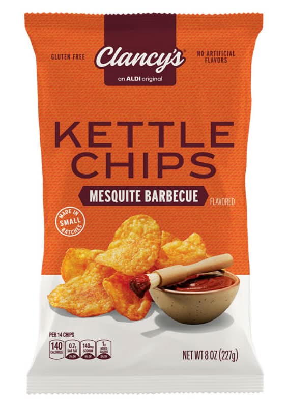 Clancy's Kettle Chips, Mesquite Barbecue (8 oz)
