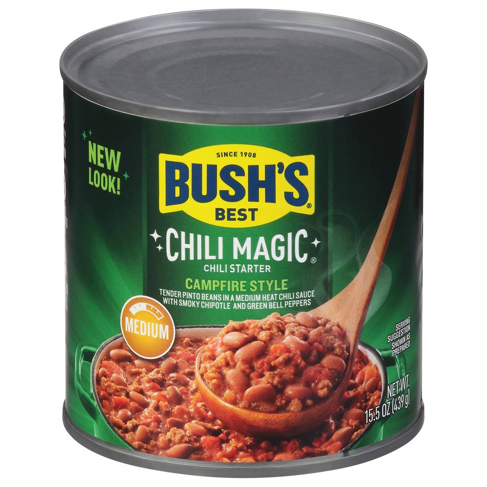 Bush's Chili Magic Medium Campfire Style Chili Starter (15.5 oz)