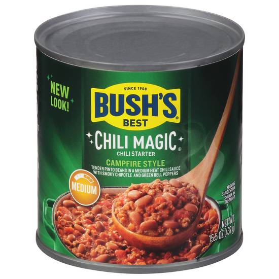 Bush's Chili Magic Medium Campfire Style Chili Starter (15.5 oz)
