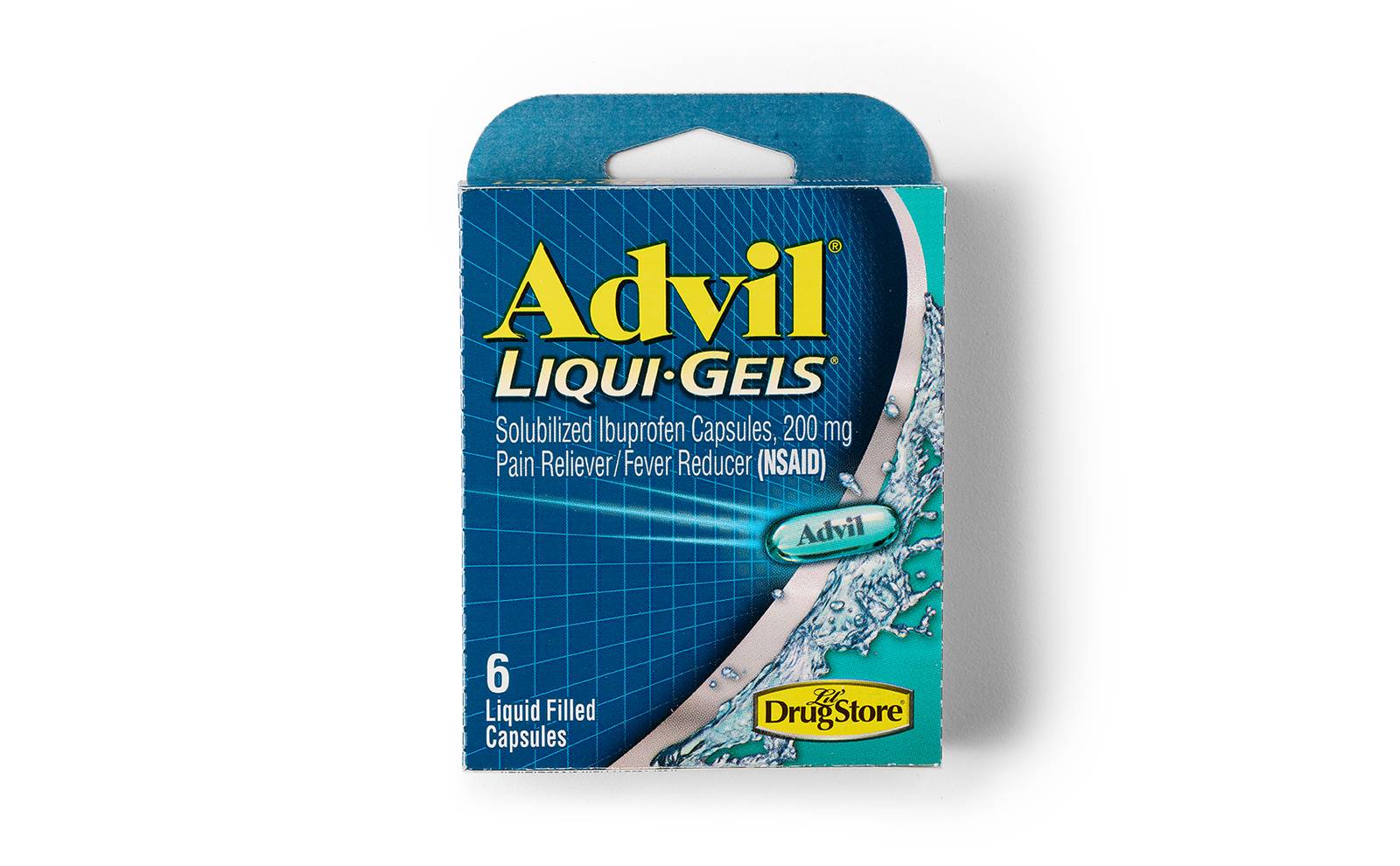 Advil Liqui Gels Pain Reliever Capsules 200 mg (6 ct)