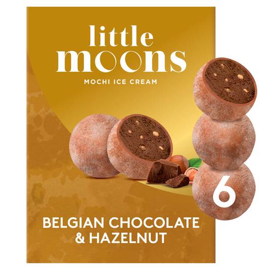 Little Moons Mochi Ice Cream Chocolate & Hazelnut 6x32g