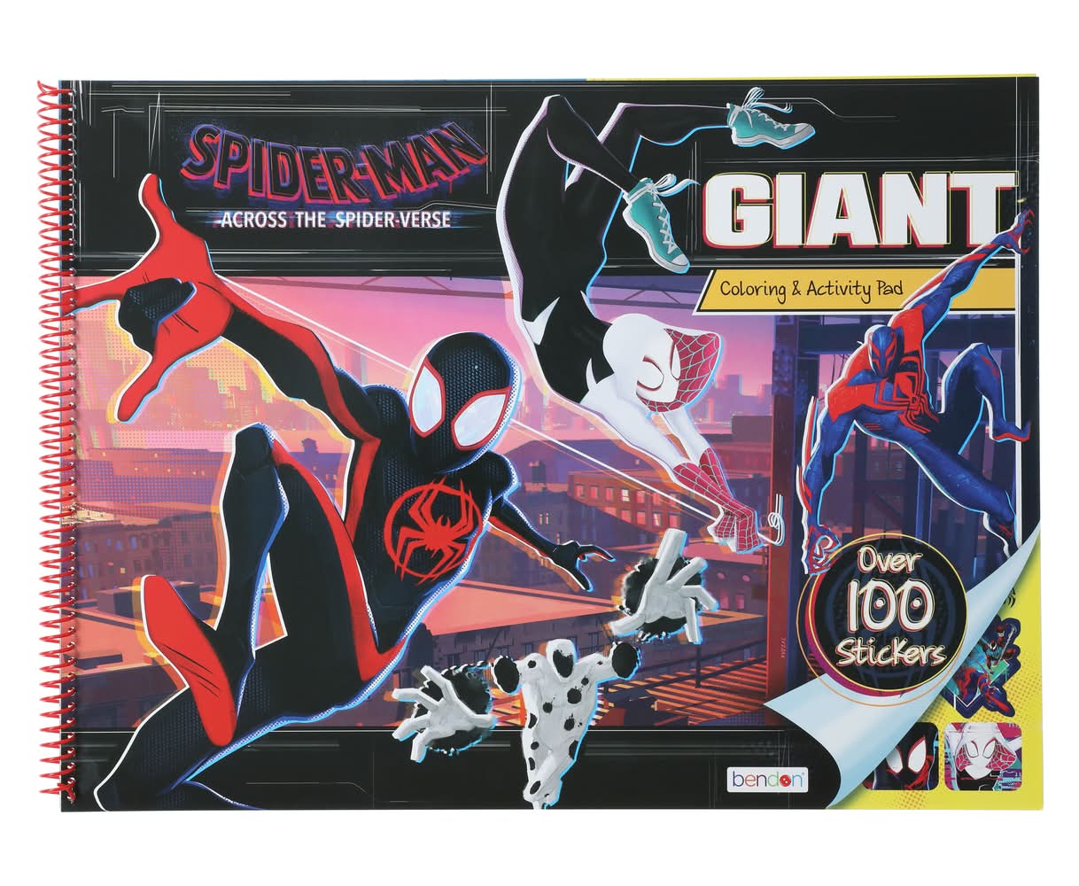 Spider-Man: Across The Spider-Verse Giant Coloring & Activity Floor Pad