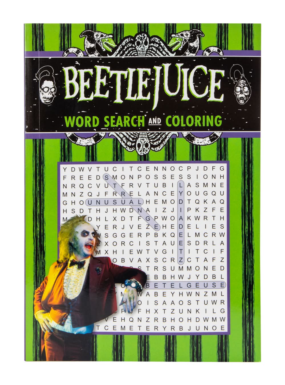 Beetlejuice™ Word Search & Coloring Book