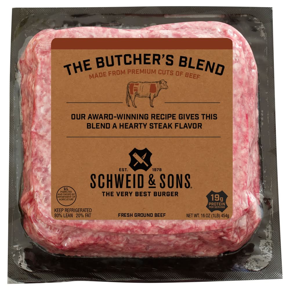 Schweid & Sons Butcher's Blend Ground Beef (16 oz)