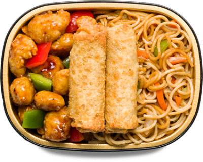 Ready Meals Family Sweet & Sour Chicken With Chow Mein - Ea