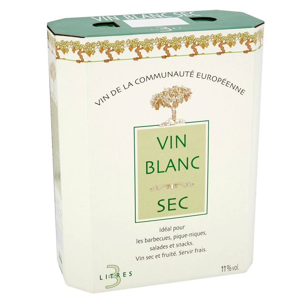 Vin Blanc sec 3 L