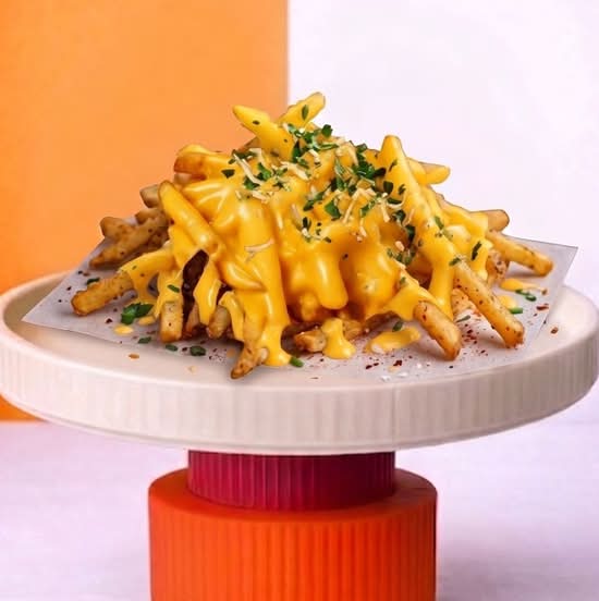 Frites cheddar