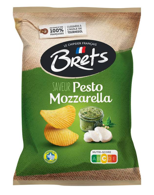 Bret's Chips saveur Pesto Mozarella 125g
