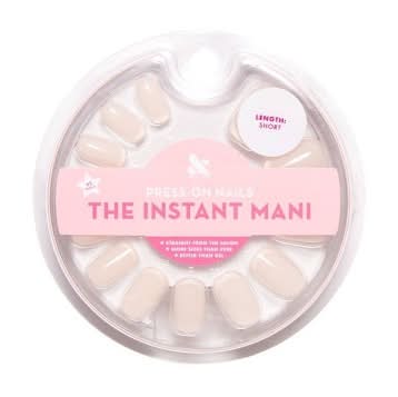 Olive & June The Instant Mani Press-On Nails Squoval Short, Classic French