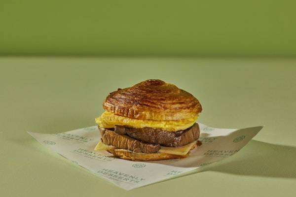 Mushroom & Cheese Croissant Bun