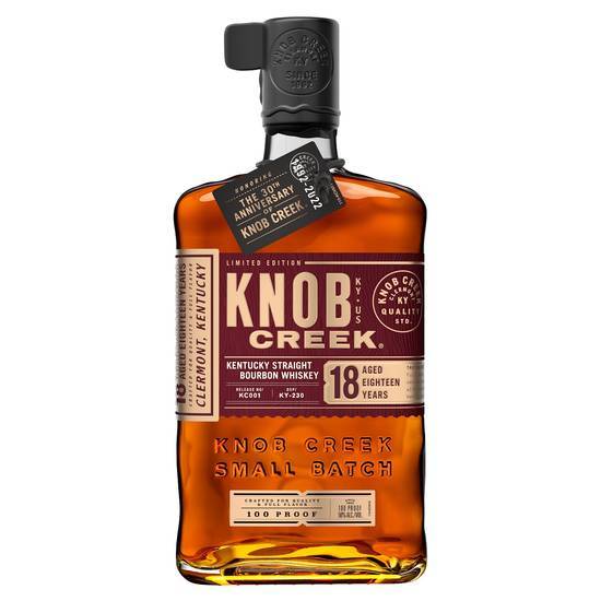 Knob Creek 18 Year Old Kentucky Straight Bourbon Whiskey (750ml bottle)