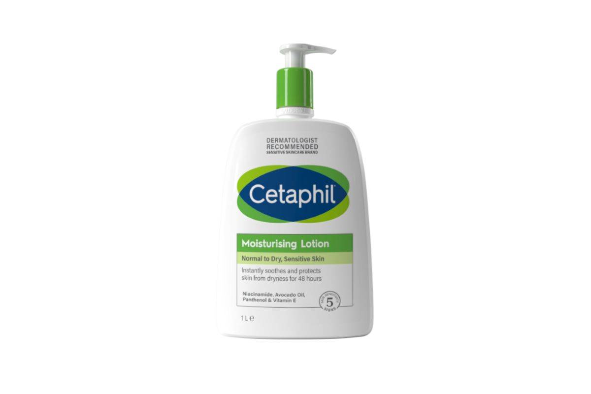 Cetaphil Moisturising Lotion, Lightweight Face & Body Moisturiser for Sensitive Skin 1L Family Size