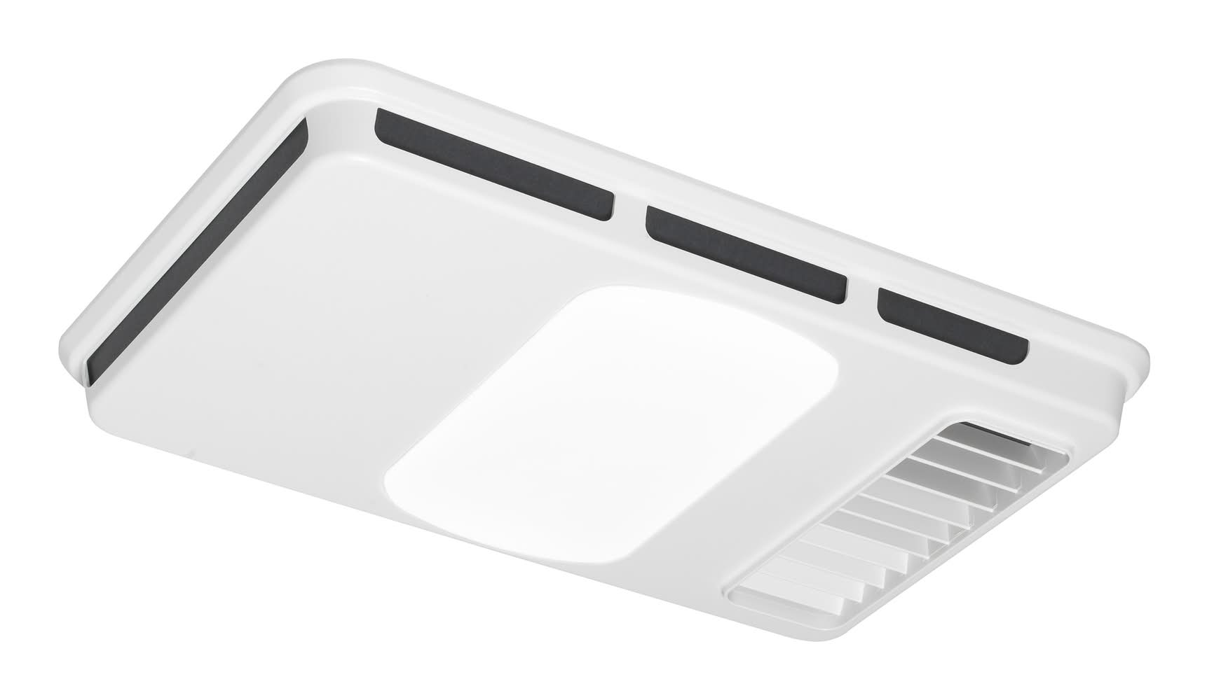 Project Source 1.5-Sone 80-CFM White Lighted Bathroom Fan and Heater