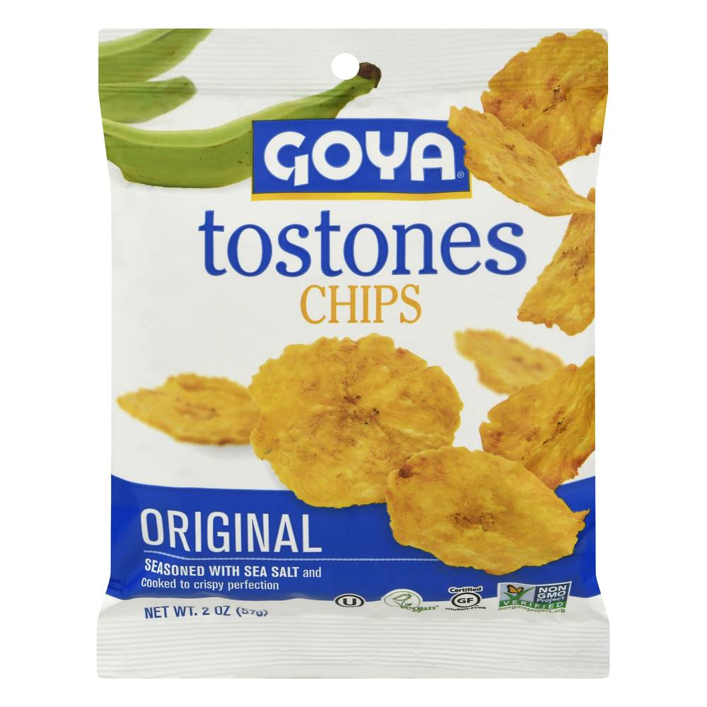 Goya Original Tostones Chips, Seasoned With Sea Salt (2 oz)