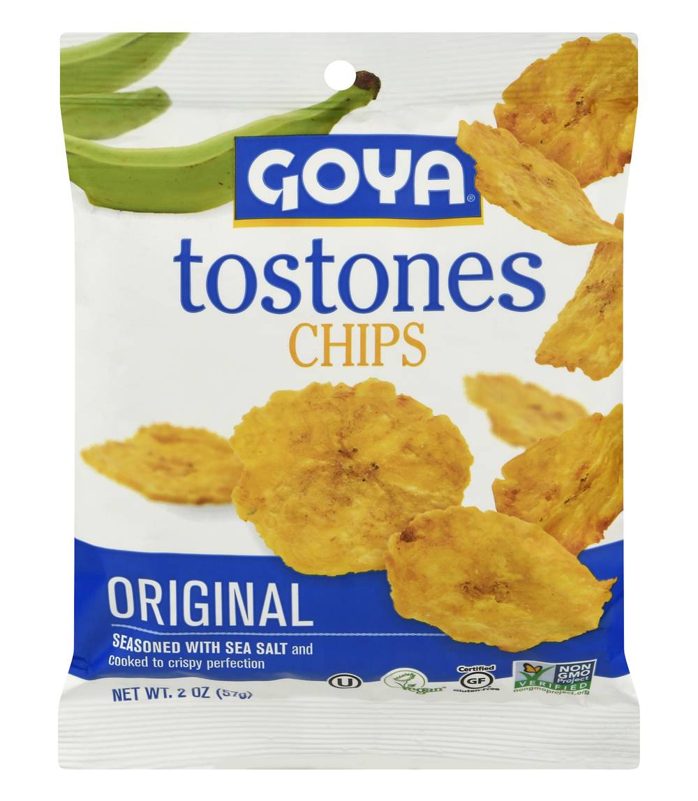 Goya Original Tostones Chips, Seasoned With Sea Salt (2 oz)