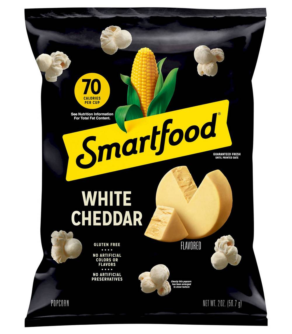 Smartfood Popcorn, White Cheddar Flavored