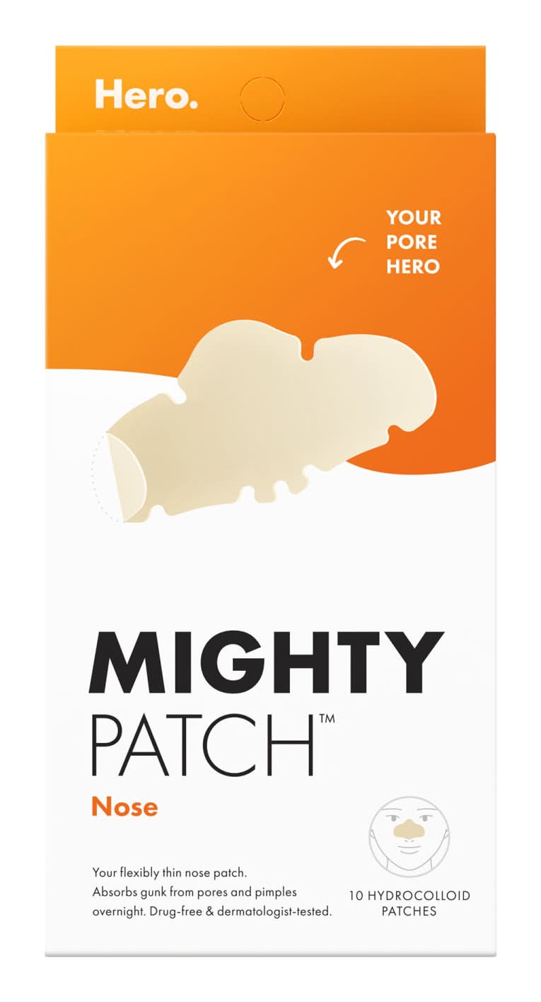 Hero Mighty Hydrocolloid Nose Patch (10 ct)