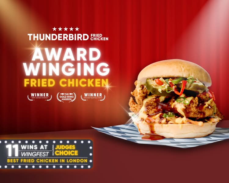 Thunderbird Fried Chicken (Clapham Junction) Menu Deals & Prices ...