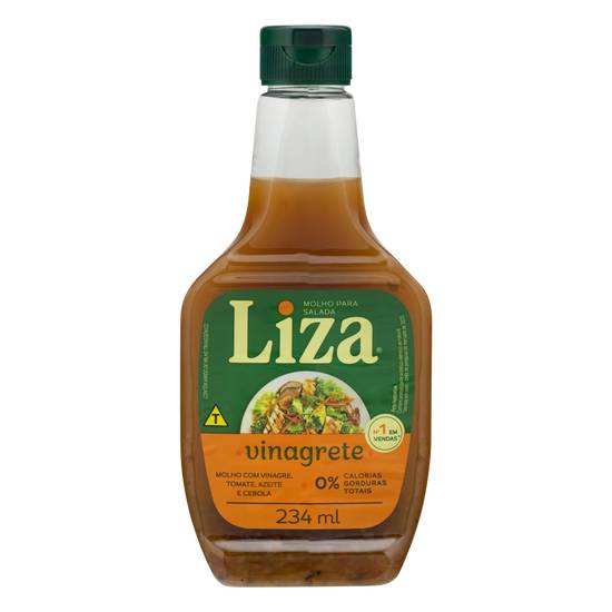 Liza molho para salada vinagrete (234ml)