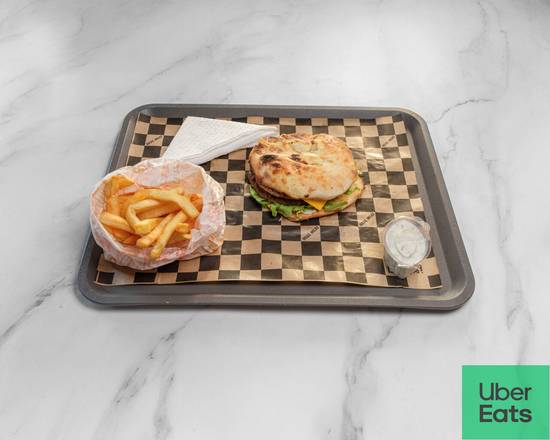 Burger Naan Double Steak