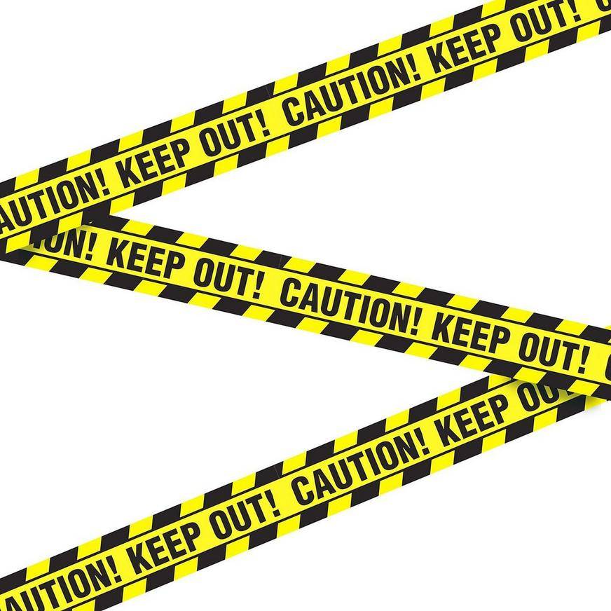 Party City Caution Keep Out Tape, Multicolor