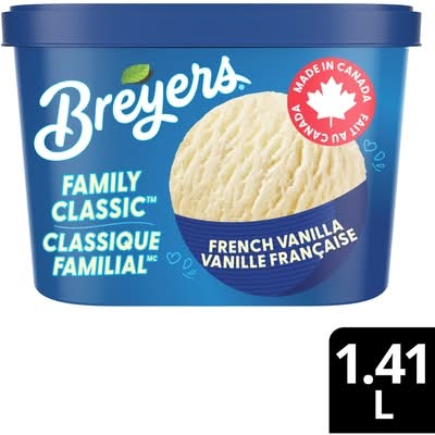 Breyers Classic Frozen Dessert Ice Cream, French Vanilla (1.41 L)