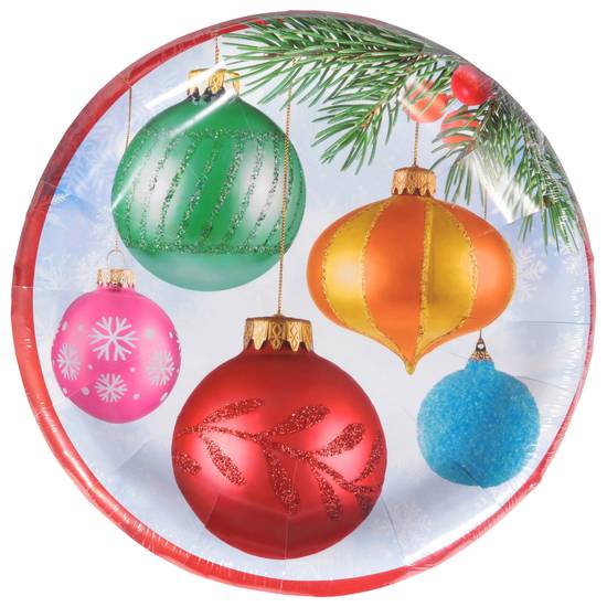 Signature Select Bright Ornaments Dinner Plates