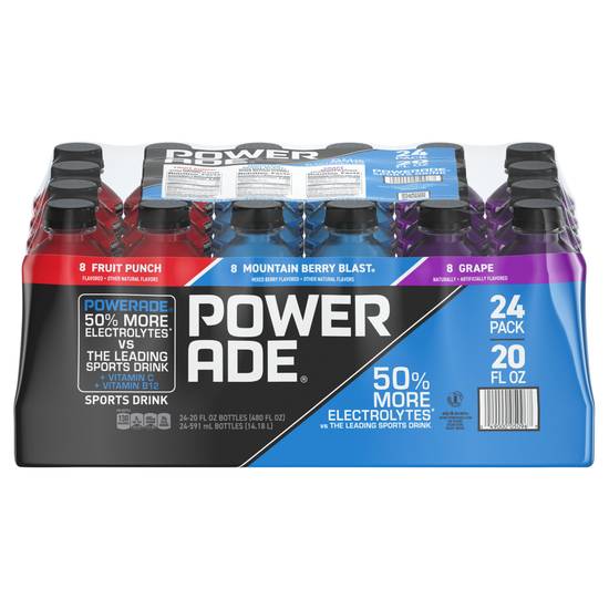 Powerade Sport Drink (24 ct, 20 fl oz) (variety pack)