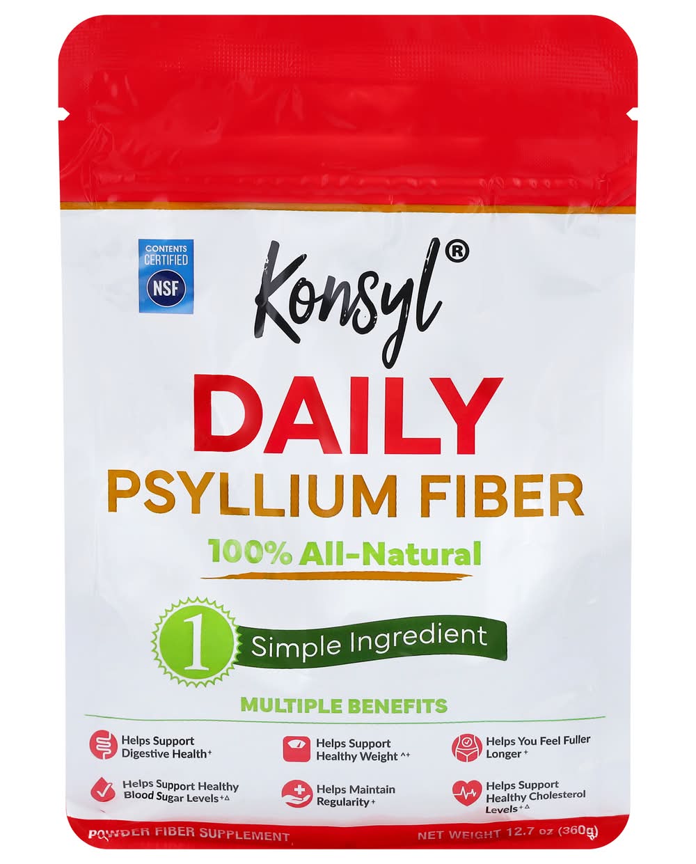 Konsyl Daily Psyllium Fiber Powder (12.7 oz)
