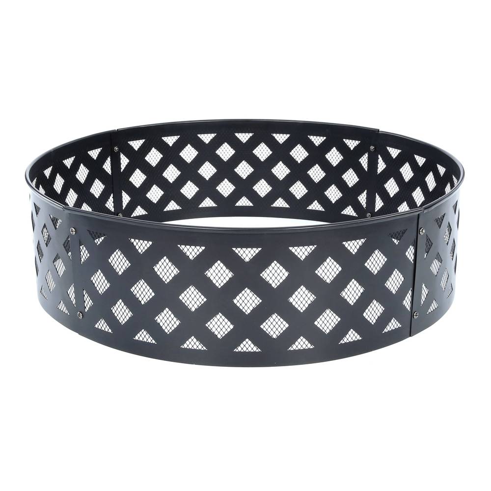 Style Selections 30-in Lattice Fire Ring | SRFP11813