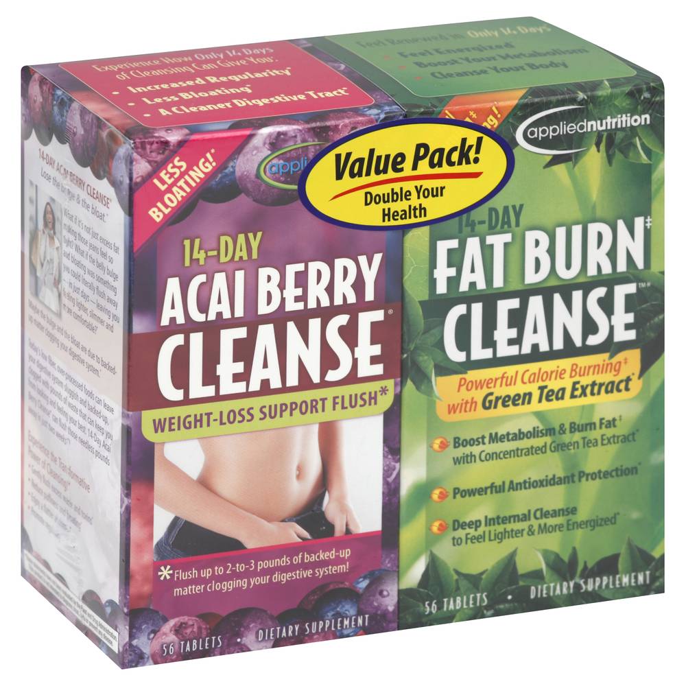 Applied Nutrition 14-Day Acai Berry Cleanse Supplement (4.8 oz)