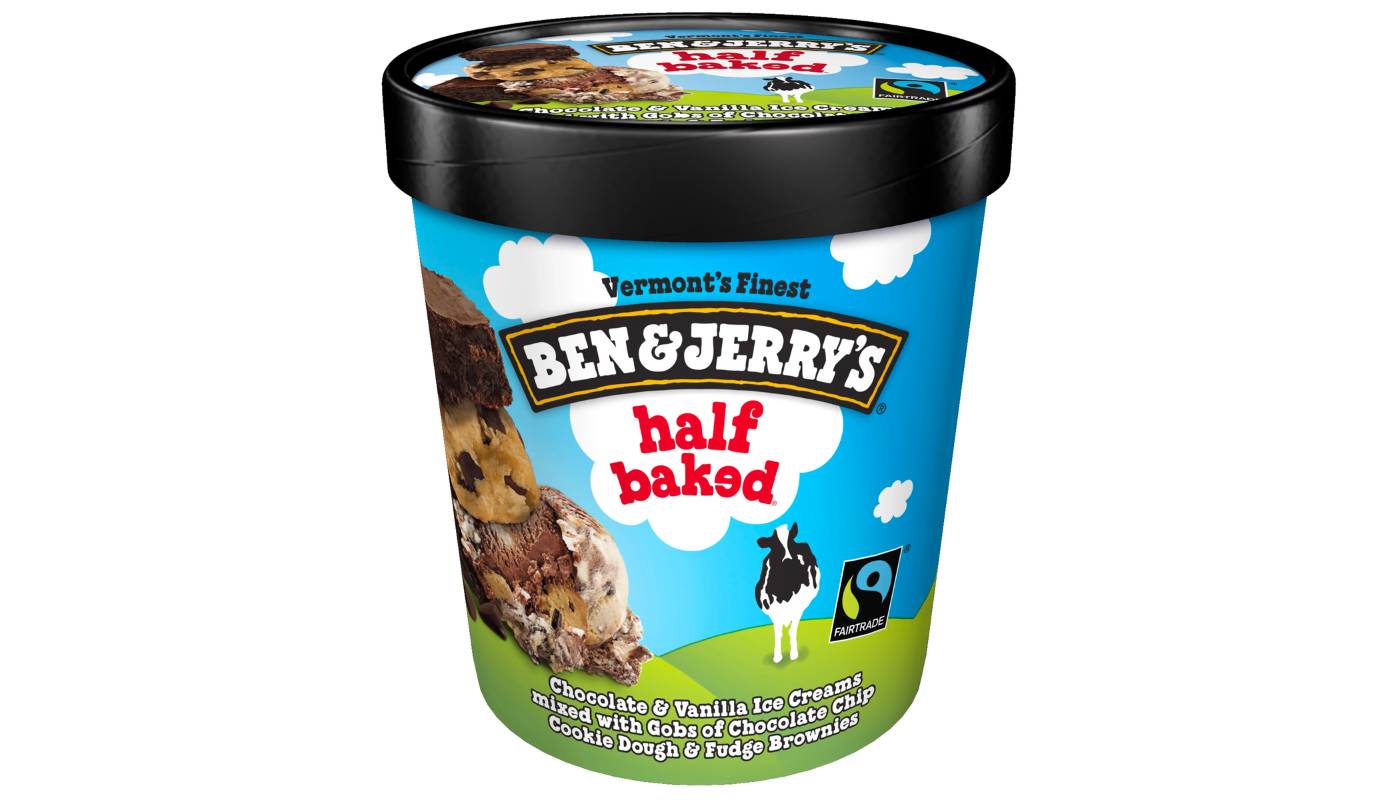 B&J  Half Baked Ice Cream Pint