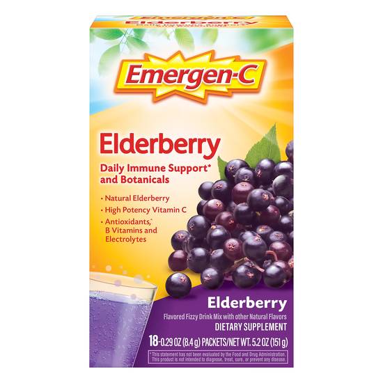 Emergen-C Elderberry Drink Mix