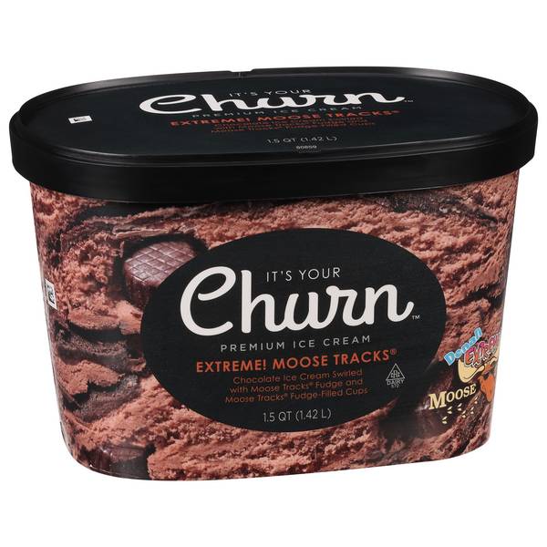 It's Your Churn Premium Ice Cream (extreme moose tracks)