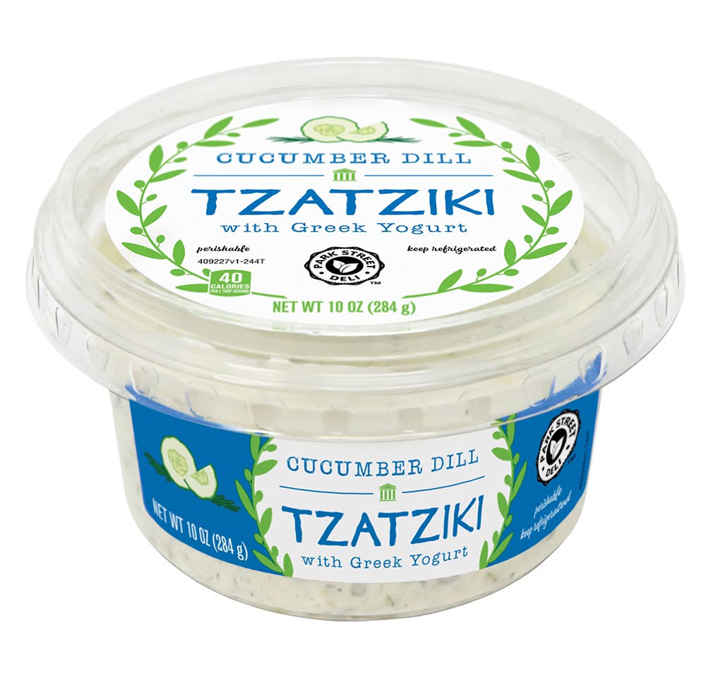 Park Street Deli Tzatziki With Greek Yogurt Dip, Cucumber Dill (10 oz)