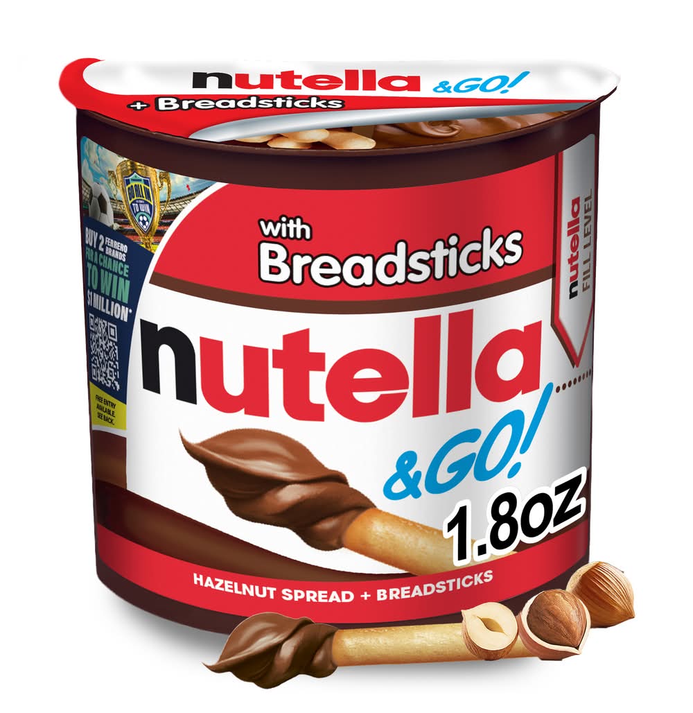 Nutella Hazelnut Spread With Breadsticks (1.8 oz)