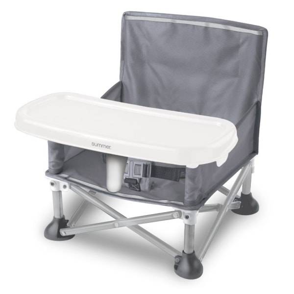 Summer Infant Pop N Sit Portable Booster Chair (grey)
