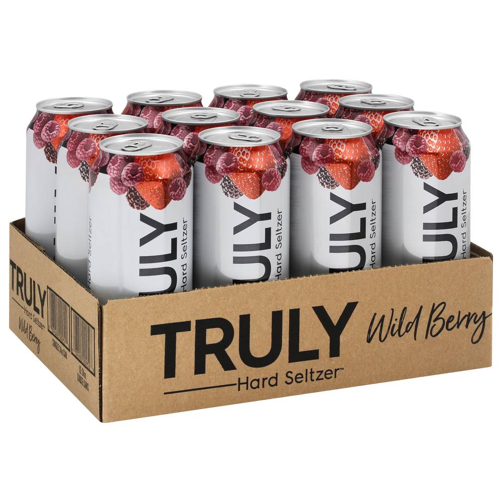 Truly Hard Seltzer, Wild Berry (12 x 24 fl oz)