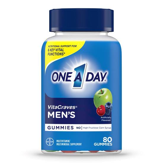 One A Day Men's Multivitamin Gummies, 80 CT