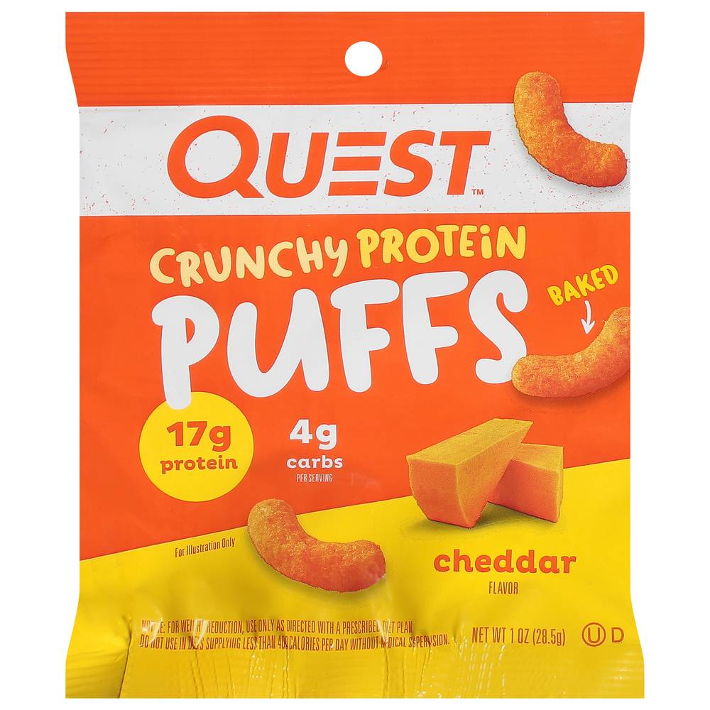 Quest Crunchy Baked Puffs (cheddar)