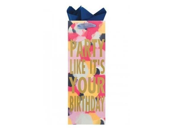 The Gift Wrap Company It's Your Birthday 750 ml Bottle Gift Bag