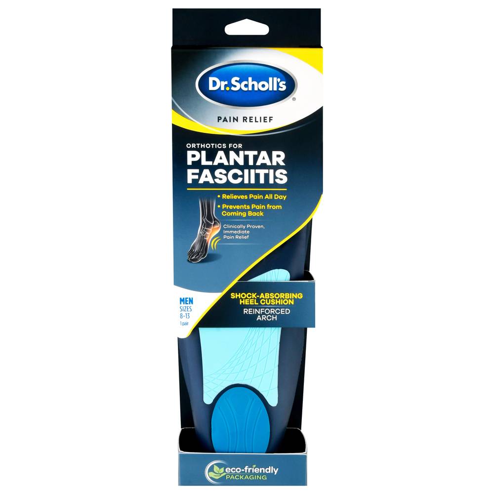 Dr. Scholl's Men Pain Relief Orthotics For Plantar Fasciitis