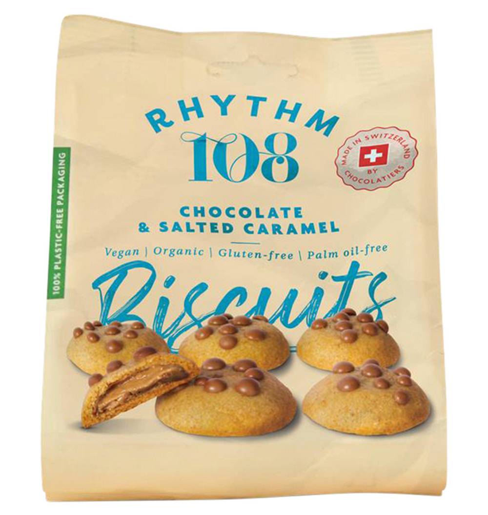 Rhythm 108 Chocolate & Salted Caramel Biscuits (135g)