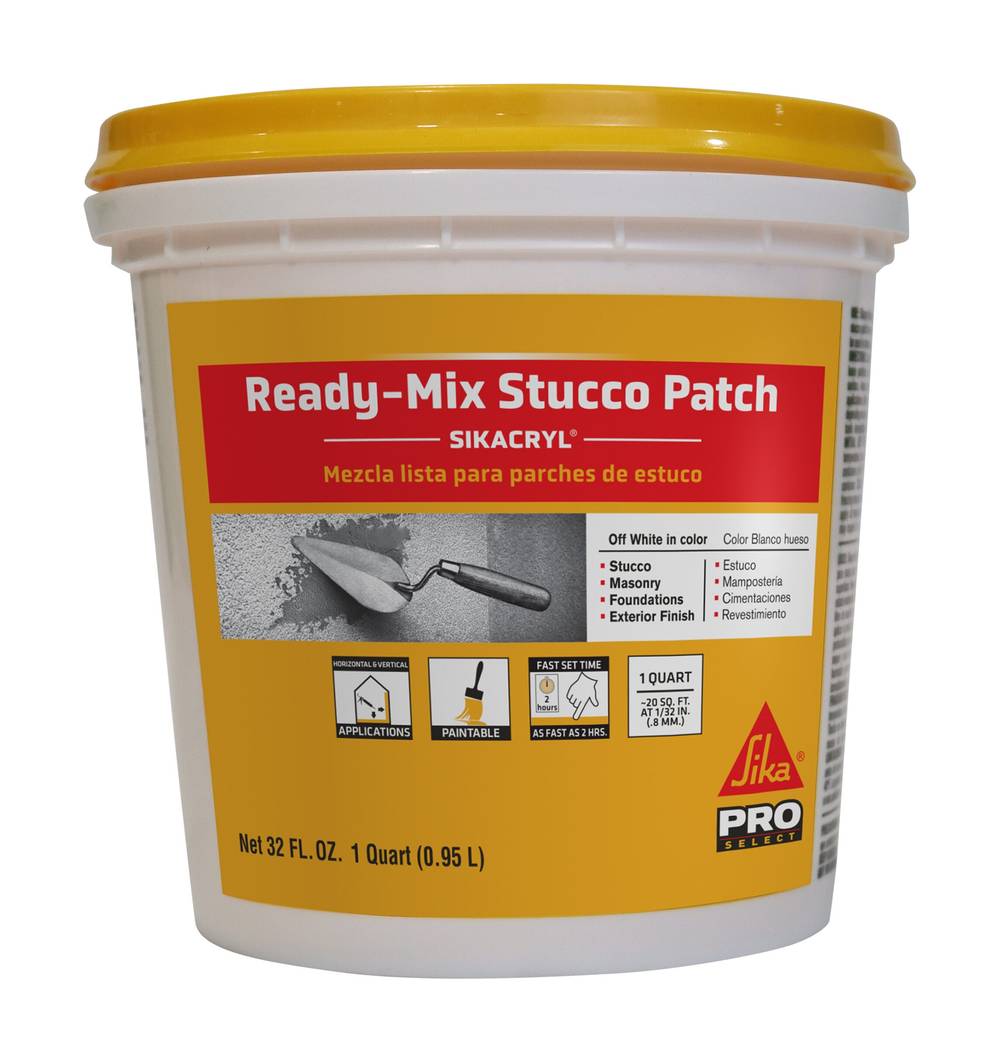 Sika Ready-Mix Textured Fast Setting 32 -oz Stucco Patch | 503333