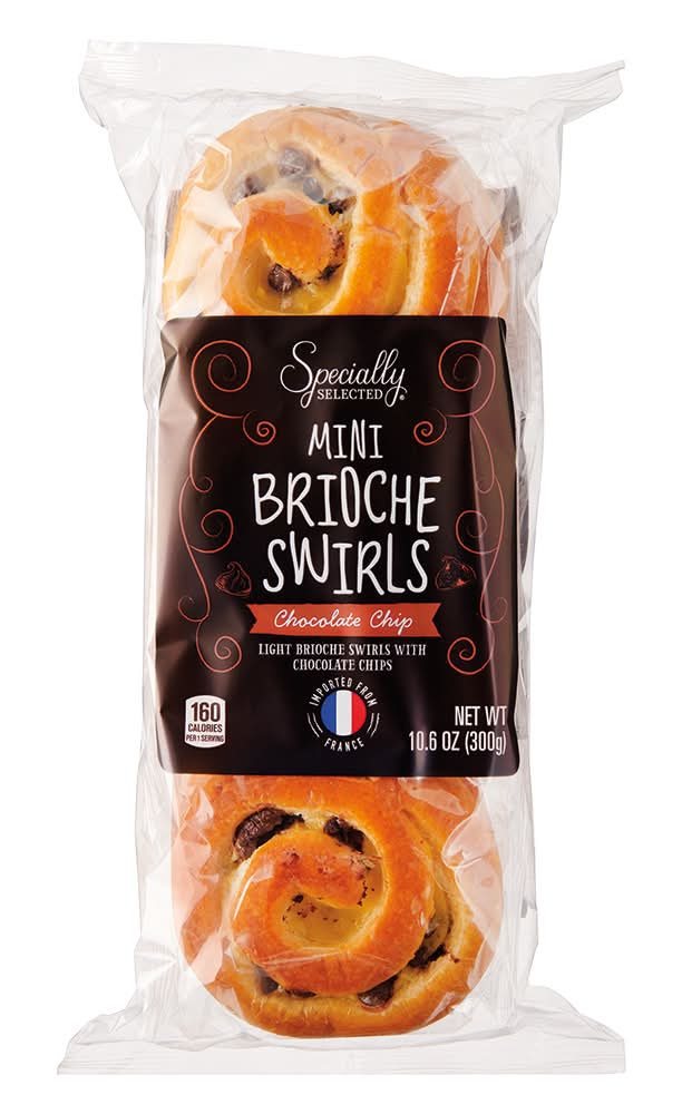 Specially Selected Mini Chocolate Chip Brioche Swirl