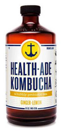 Health-Ade Kombucha Ginger Lemon 16oz Bottle